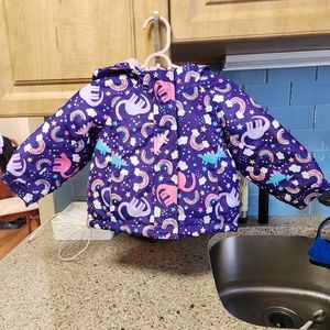 Children's place, purple jacket,  18/24 months.